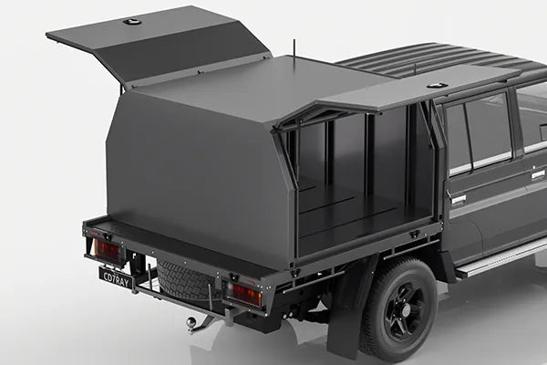 CDI 1600mm LC79 Factory Tray Canopy — aluminium canopy for Toyota LC79