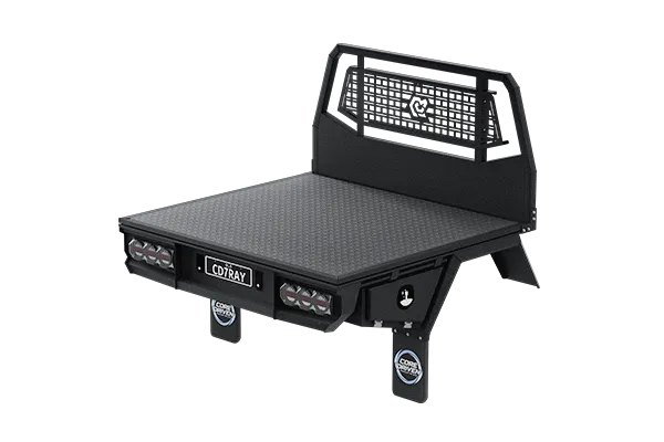 CDI 1650mm Base Tray — dual cab aluminium ute tray