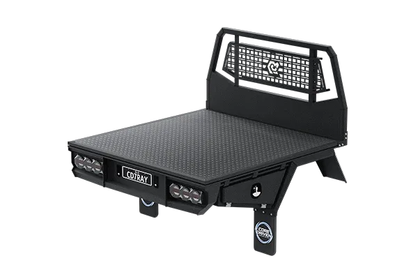 CDI 1850mm Base Tray — dual cab aluminium ute tray