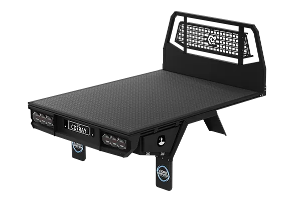 CDI 2450mm Base Tray — single cab aluminium ute tray