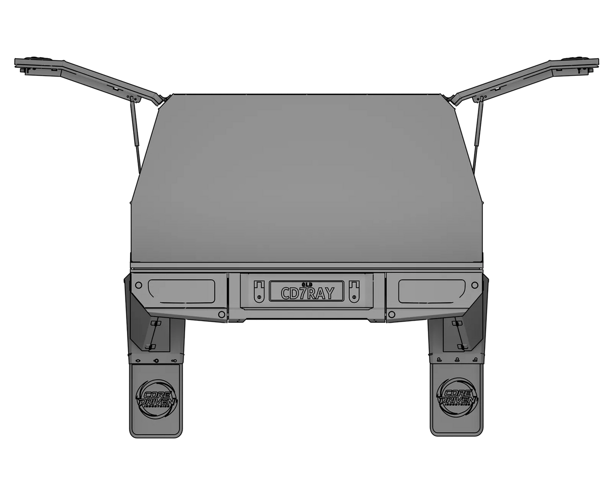 Rear line drawing (1350 / 1775 mm)
