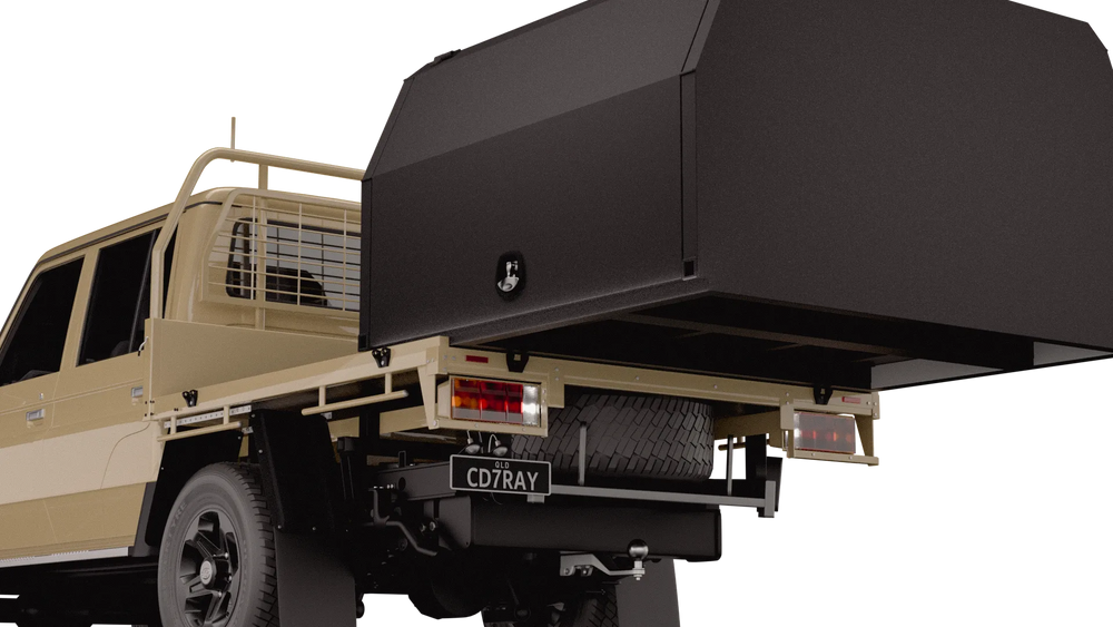 LC79 Factory Tray Canopy — factory fit