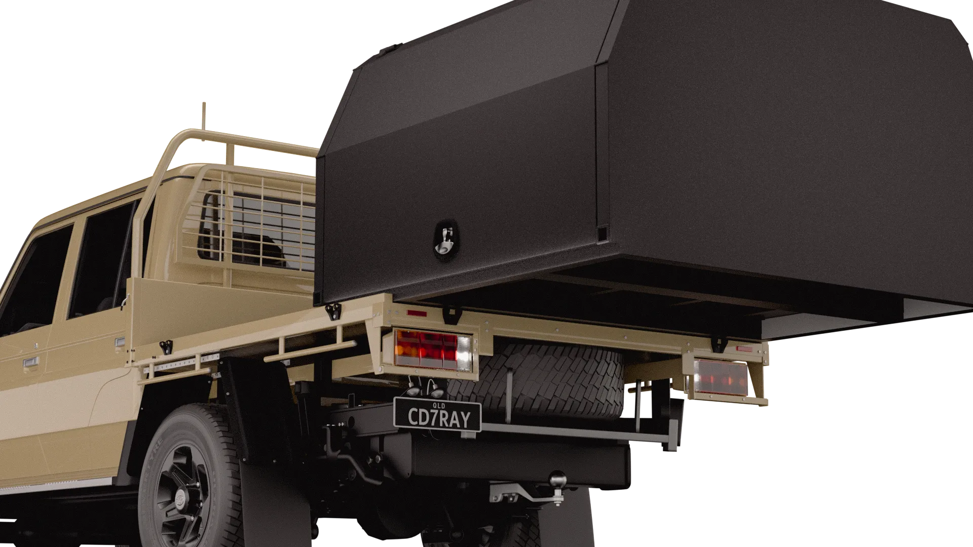 LC79 Factory Tray Canopy — factory fit